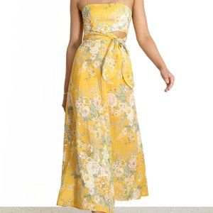 Zimmermann Amelie Asymmetric Scarf Dress